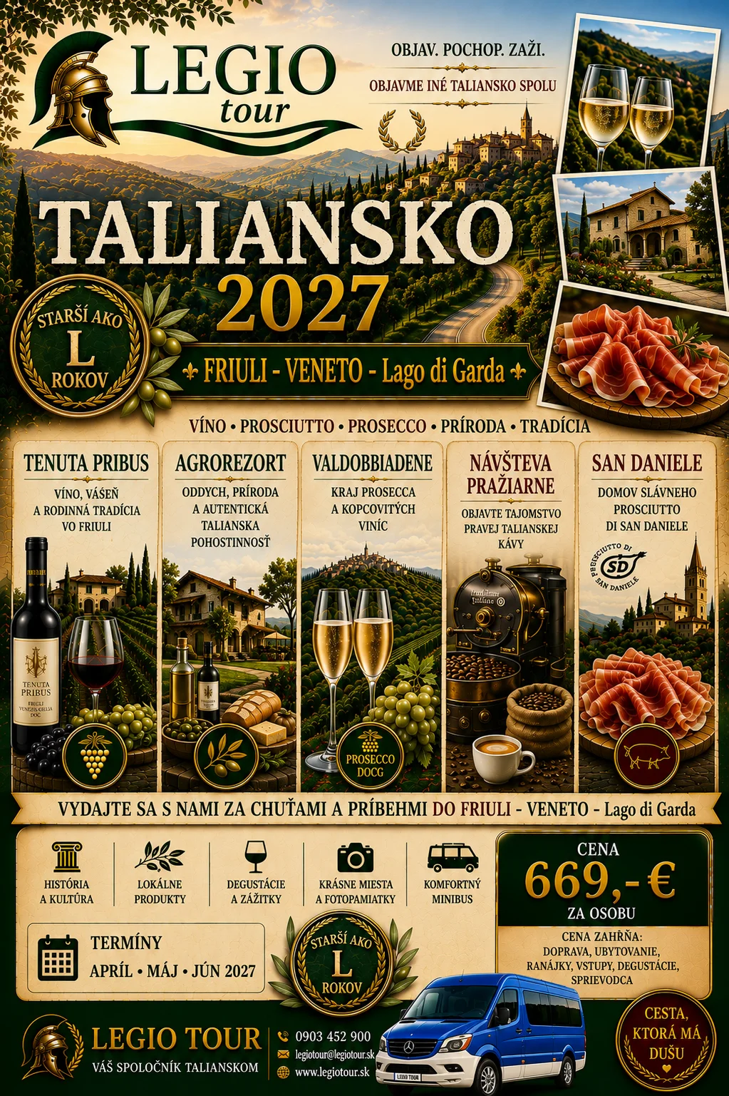 Za chuťami Talianska – vinice Prosecca a gurmánske špeciality