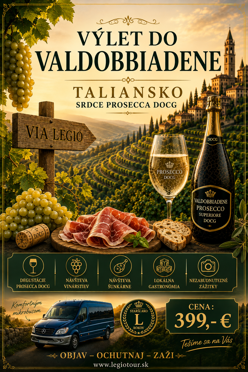 Friuli – Veneto: vinice a kopcovitá krajina severného Talianska